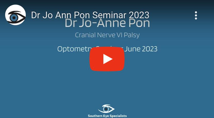 4S Video – Cranial Nerve VI Palsy – Dr Pon