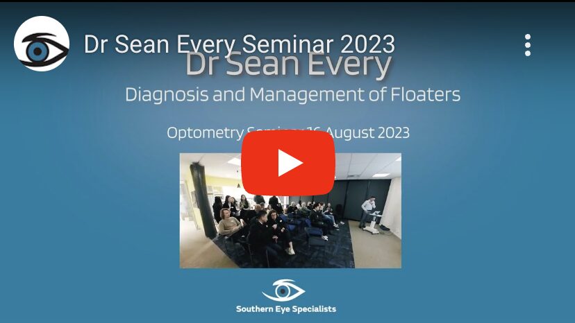 4S Video – Diagnosis and management of floaters – Dr Sean Every