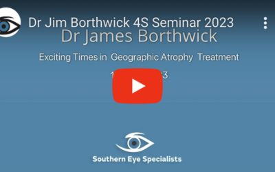 4S Video – Exciting times in Geographic Atrophy treatment – Dr James Borthwick